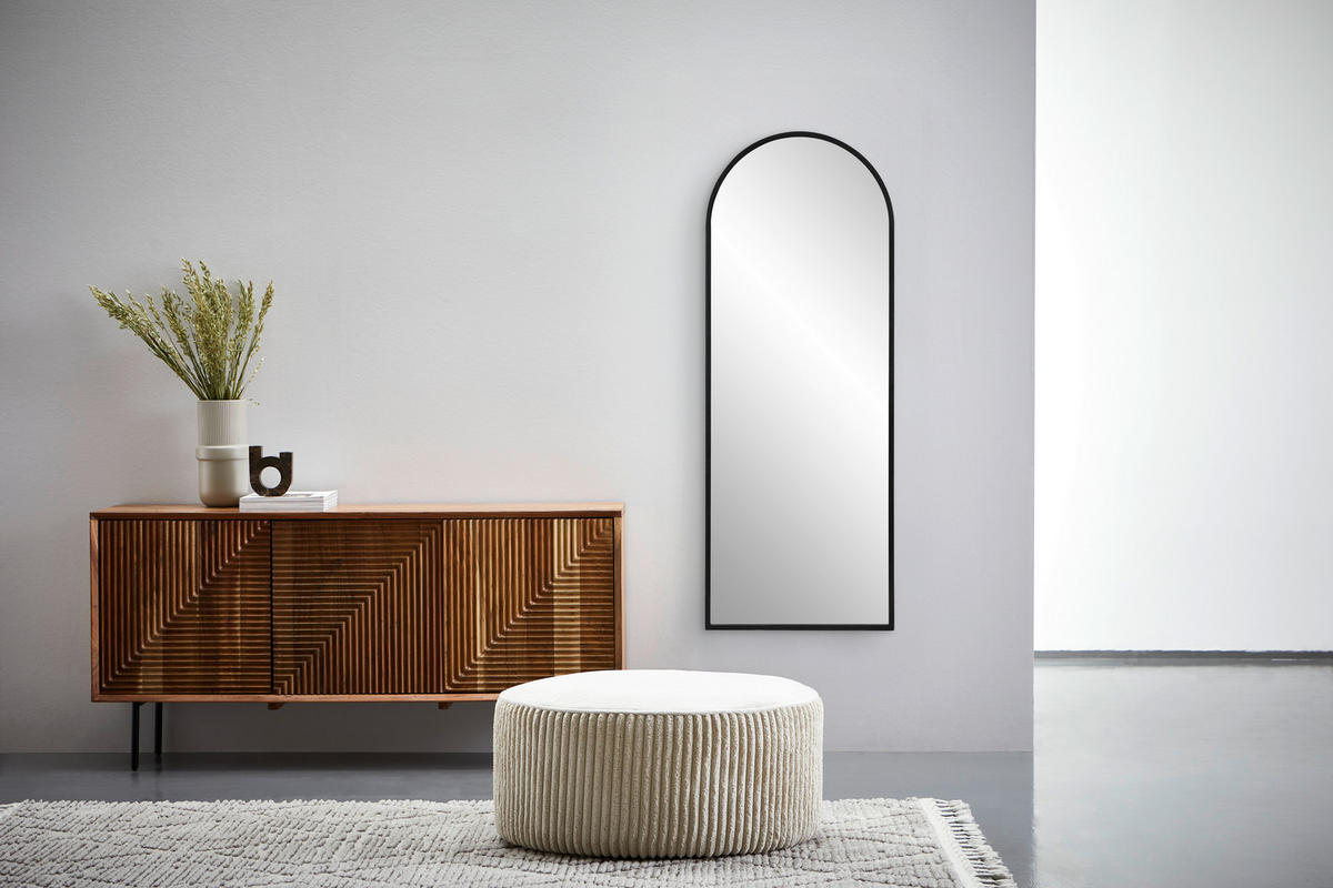 WANDSPIEGEL 70/185/3 cm    in  - Schwarz, Trend, Glas/Holzwerkstoff (70/185/3cm) - Landscape
