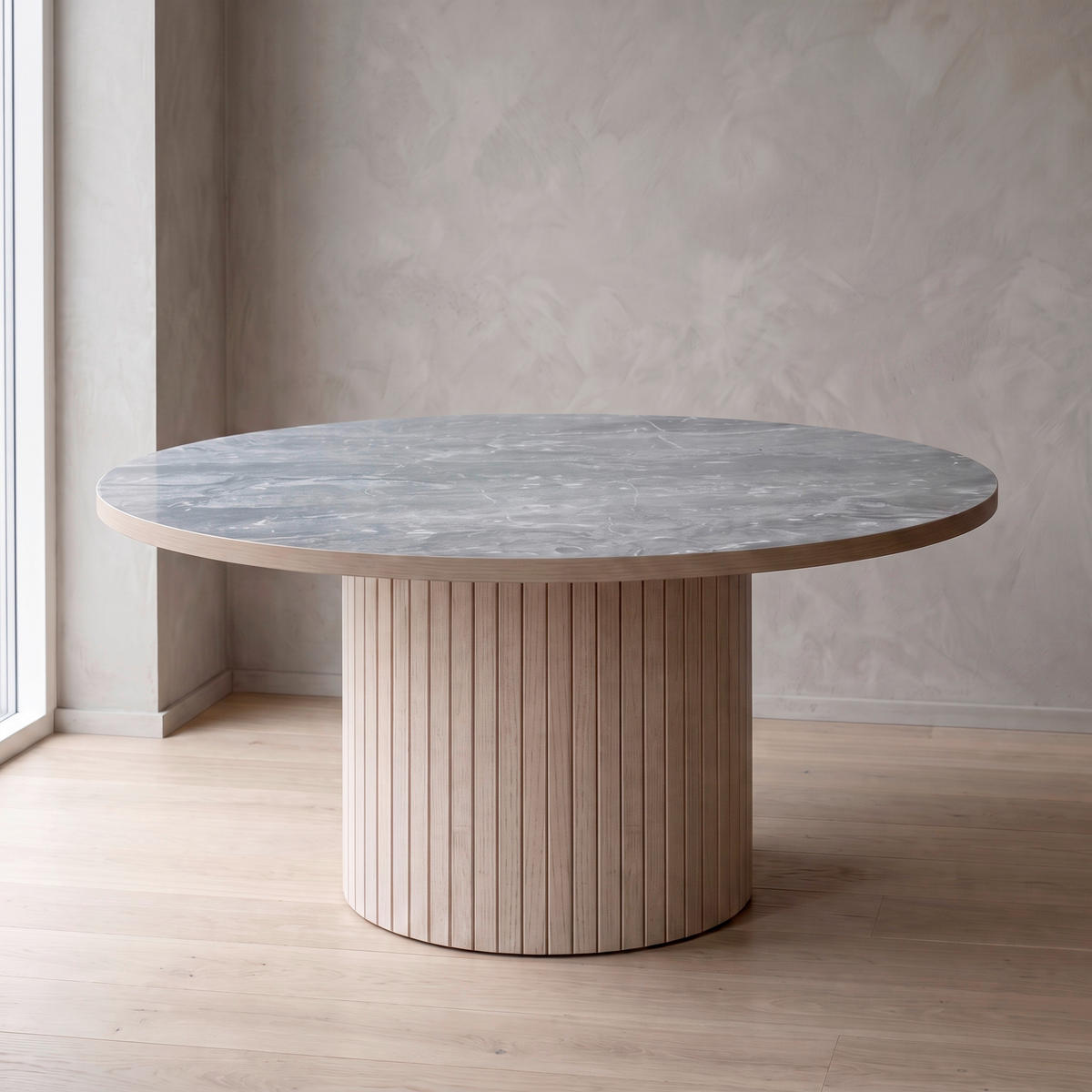 SOFFBORD i trä, trämaterial  - vit/ek Bianco, Modern, trämaterial/trä (60cm) - Niels Andersson