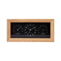 WECKER   - Schwarz, Basics, Holz (26/13/13cm) - Karlsson