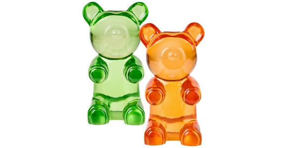 DEKOBÄR - Orange, Design, Kunststoff (12/20/11cm) - Ambia Home