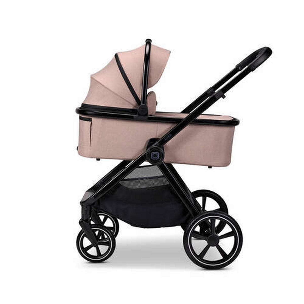 KINDERWAGENSET  Aura Set  Sand Melange  - Sandfarben, Basics (140/61/115cm) - Moon