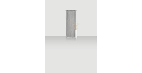 FERTIGVORHANG halbtransparent  - Hellgrau, Design, Textil (140/255cm) - Novel