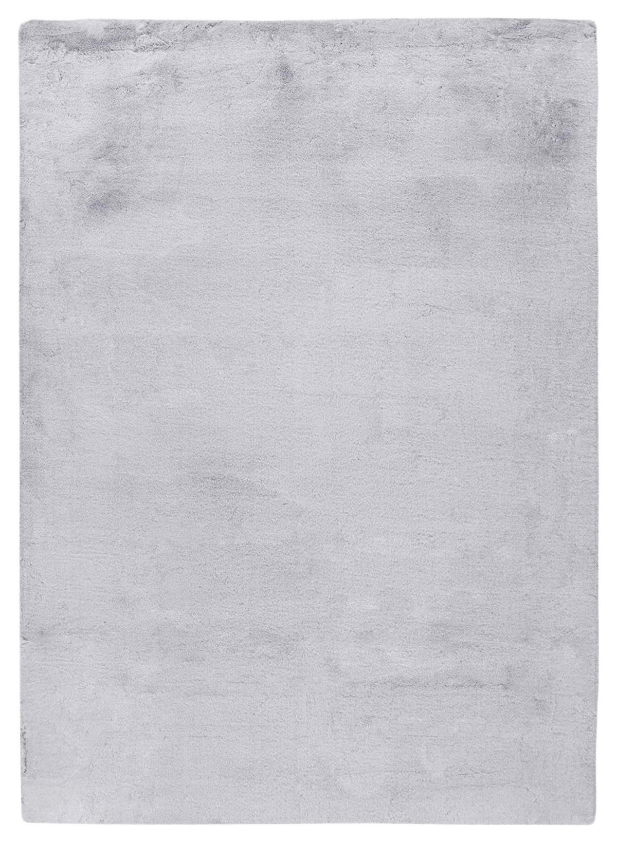 KOBEREC S VYSOKÝM VLASEM, 80/150 cm, šedá, bílá - šedá/bílá, Konvenční, textil (80/150cm)