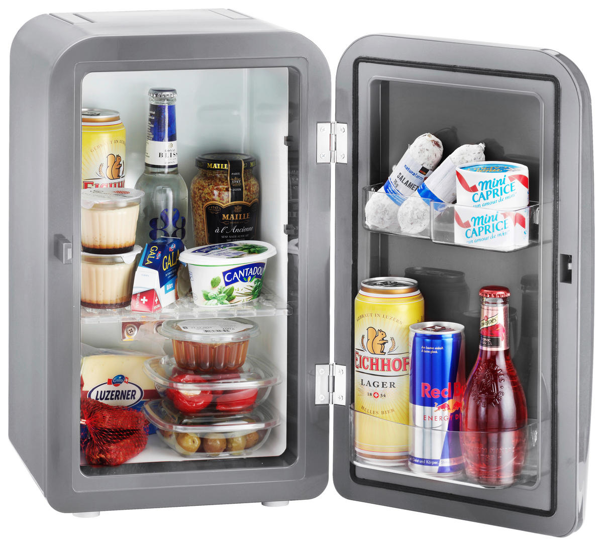 KÜHLBOX Silberfarben 17 L  - Silberfarben, KONVENTIONELL, Kunststoff (32/28,5/46cm) - Trisa Electronics