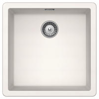 SPÜLE GREN100APOL  - Weiß, Basics, Stein (45,6/45,6cm) - Schock