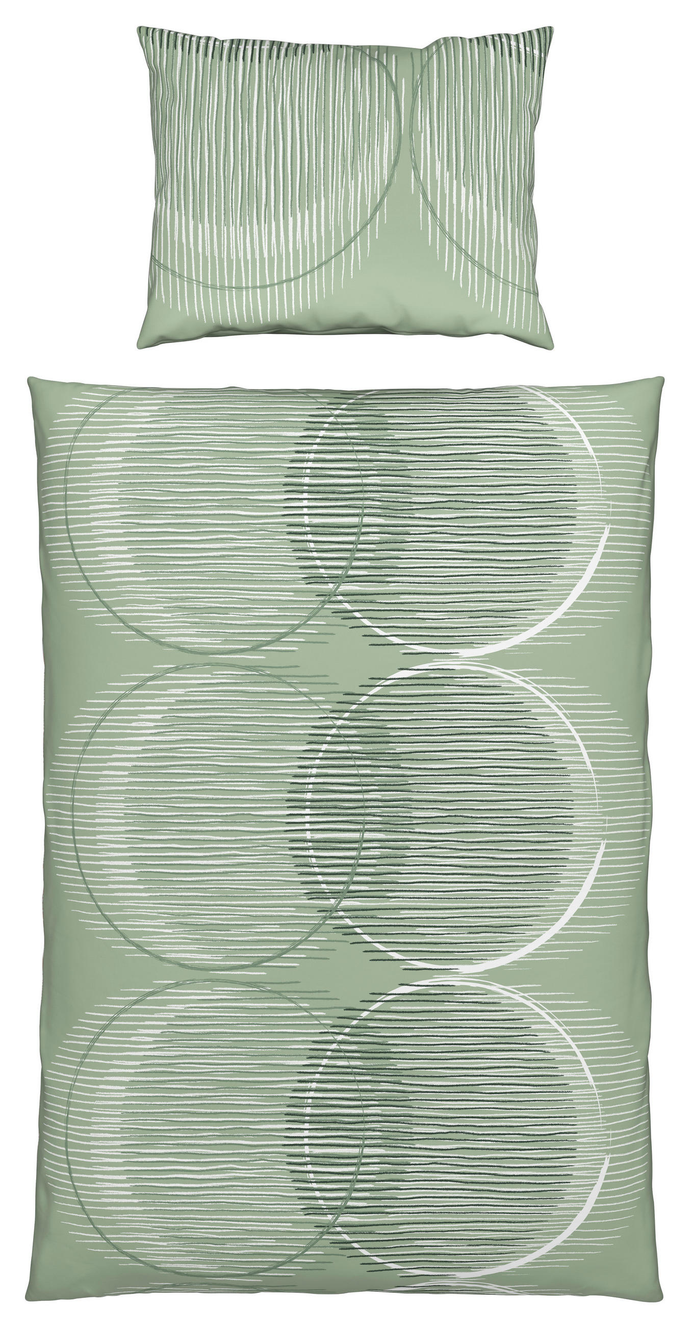 Bettwäsche 140x200 Cm Jenny Renforce, Grün