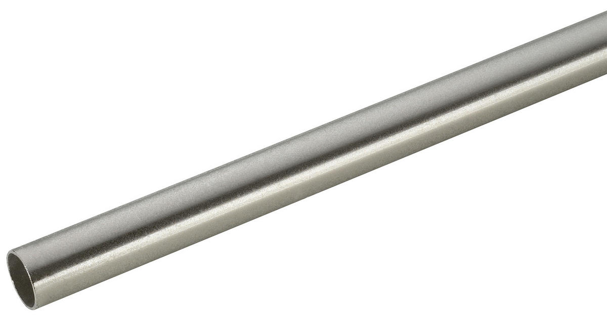 RUNDSTANGE  240 cm  - Edelstahlfarben, Basics, Metall (240cm) - Homeware