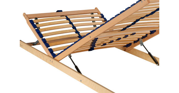 LATTENROST 90/200 cm Kopfteil, Fußteil, Mittelzone verstellbar, Birke  - Birkefarben/Buchefarben, Basics, Holz/Kunststoff (90/200cm) - Sleeptex