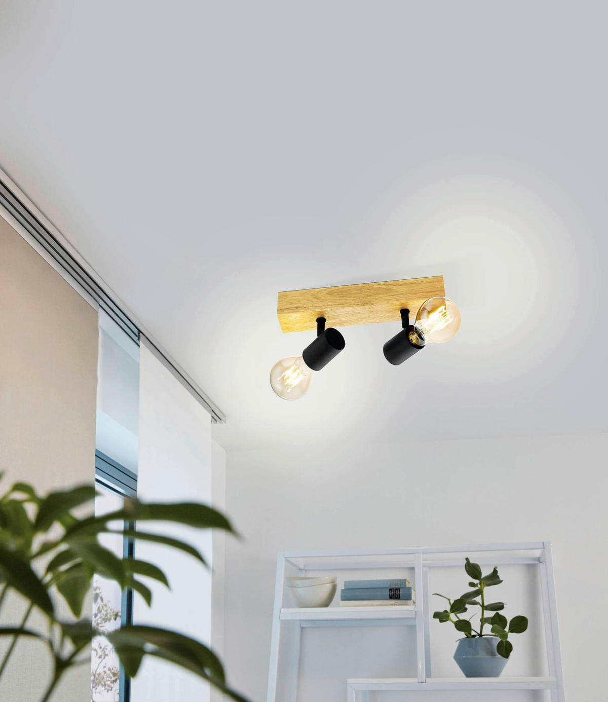 SPOTLIGHT   - brun/svart, Natur, metall/trä (5/30cm) - Eglo