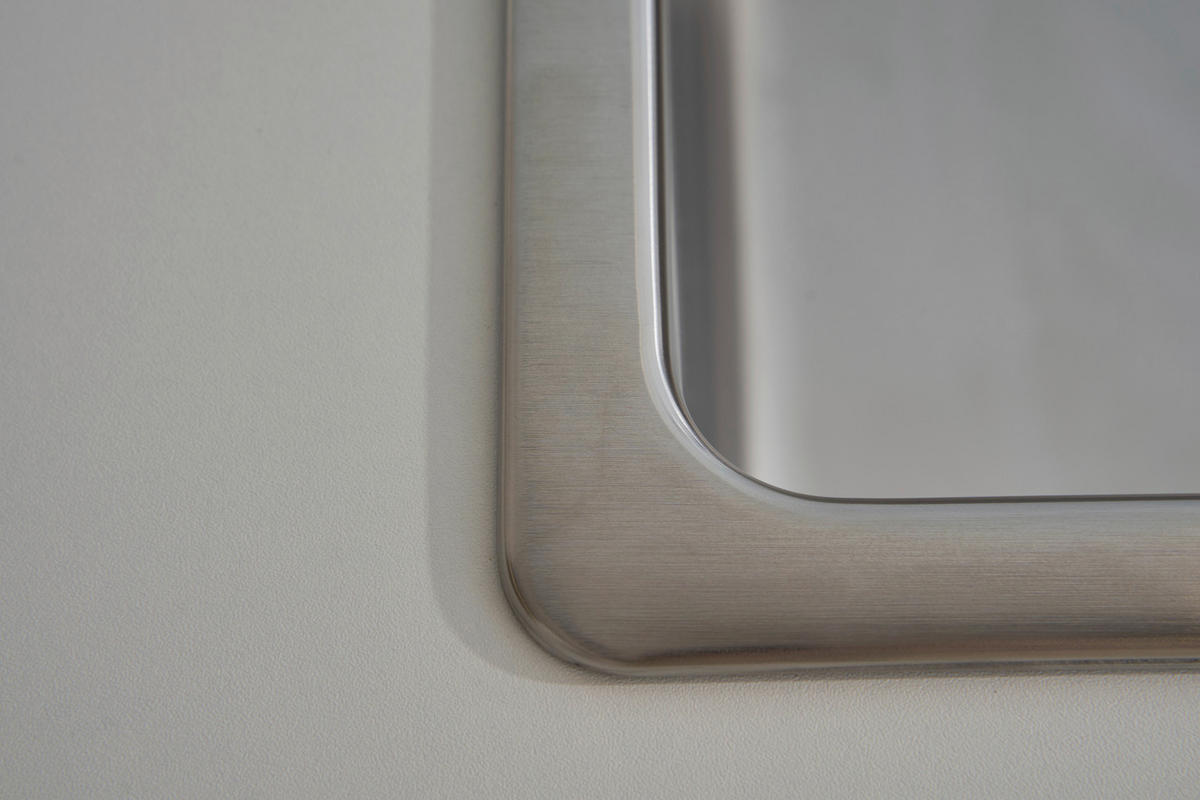 SPÜLE 1720CHICAGO60X50  - Edelstahlfarben, Trend, Metall (60/22,8/50cm) - Respekta