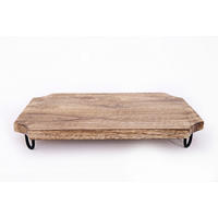 KUCHYŇSKÉ PRKÉNKO 40/25/6 cm - Basics, kov/dřevo (40/25/6cm)