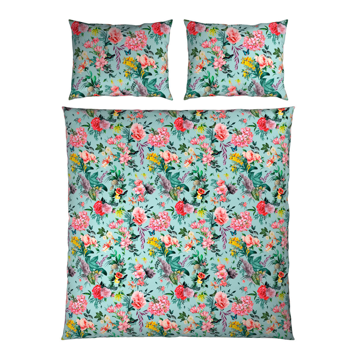 BETTWÄSCHESET 3-teilig Satin 200/210 cm  - Multicolor, Konventionell, Textil (200/210cm) - Esposa