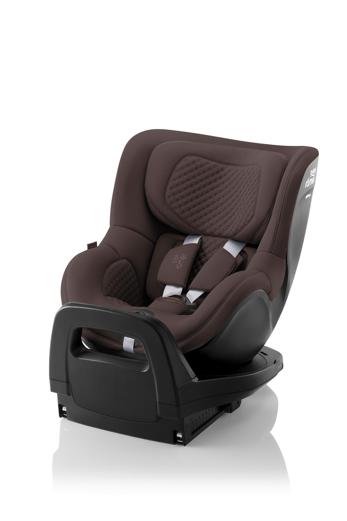 REBOARDER-KINDERSITZ Dualfix Pro Chocolate  - Dunkelbraun, Basics, Kunststoff/Textil (44/48/74cm) - Britax Römer