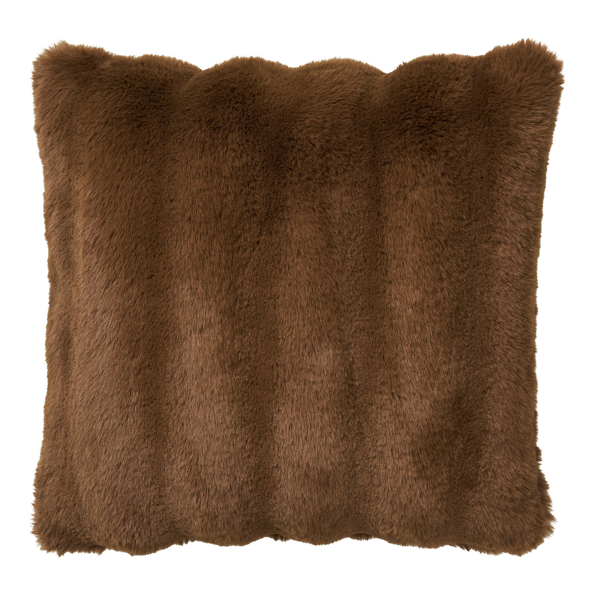 ZIERKISSEN  45/45 cm   - Braun, Basics, Textil (45/45cm)