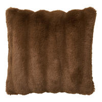 ZIERKISSEN  45/45 cm   - Braun, Basics, Textil (45/45cm)