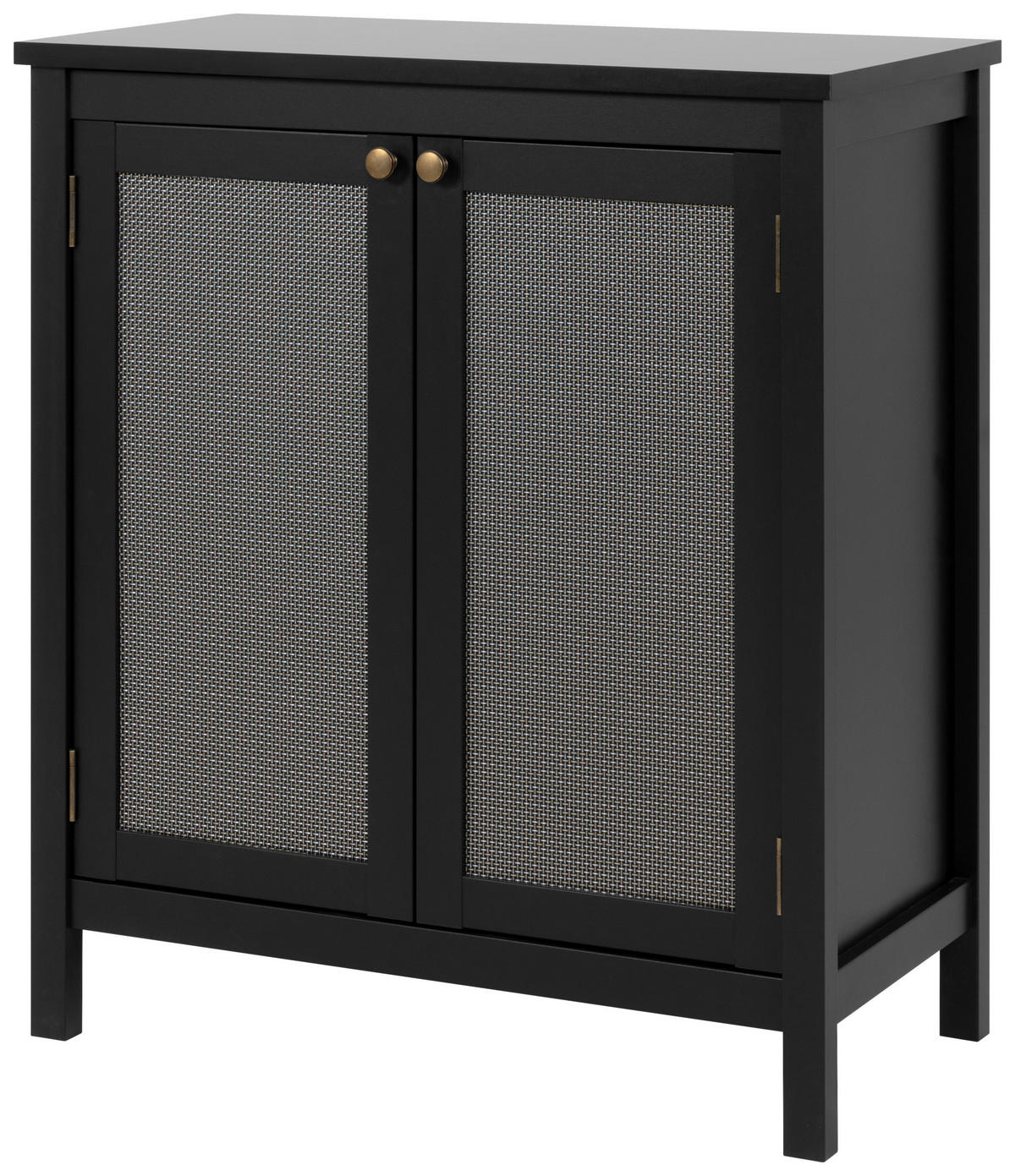 KOMMODE  in 80/90/40 cm  - Messingfarben/Schwarz, Trend, Holzwerkstoff/Metall (80/90/40cm) - MID.YOU