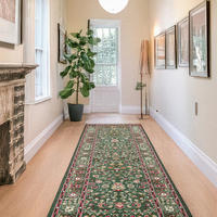 LÄUFER 60/200 cm Shiraz Creme, Dunkelrosa, Waldgrün  - Waldgrün/Dunkelrosa, LIFESTYLE, Textil (60/200cm)