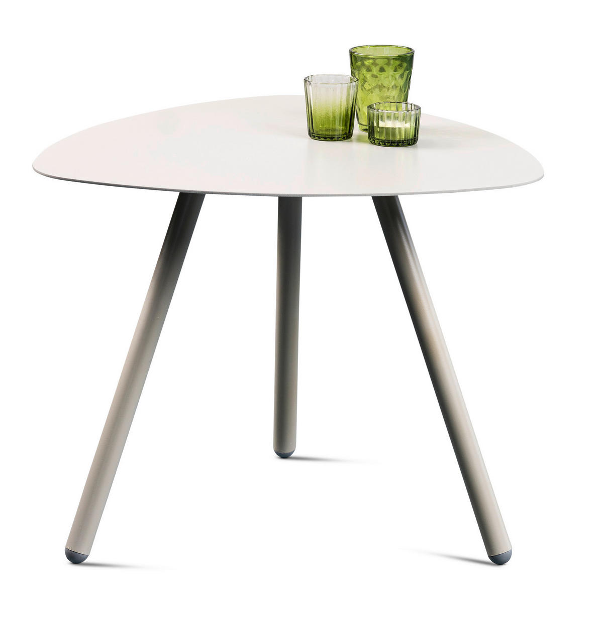 BEISTELLTISCH in Metall 50/50/40 cm  - Grau, Design, Metall (50/50/40cm) - Xora