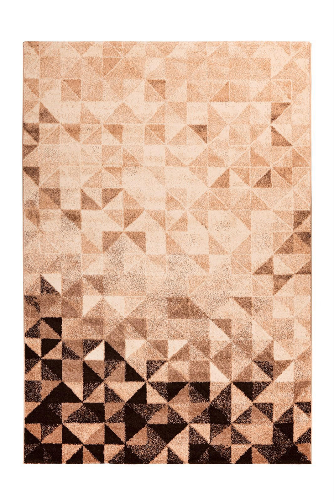 TEPPICH 120/170 cm Naila 200 Creme / Braun Braun, Creme  - Creme/Braun, KONVENTIONELL, Textil (120/170cm)