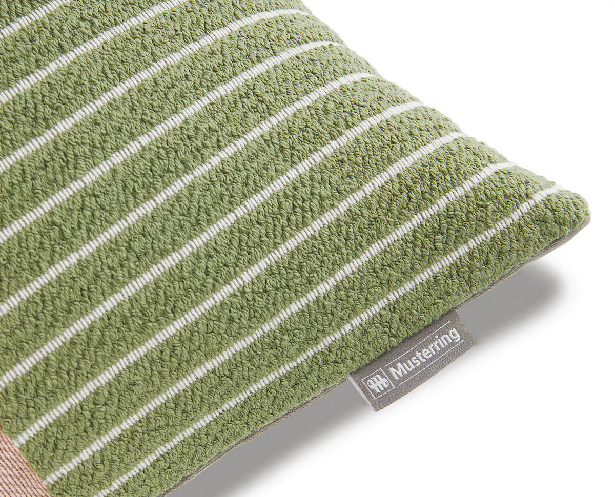 KISSENHÜLLE MR-Simple grün 38/58 cm  - Beige/Naturfarben, Basics, Textil (38/58cm) - Musterring