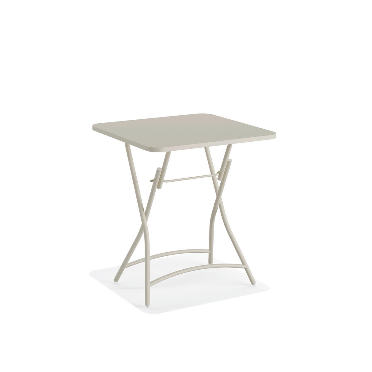 BISTROTISCH Beige  - Beige, LIFESTYLE, Metall (60/74/60cm)