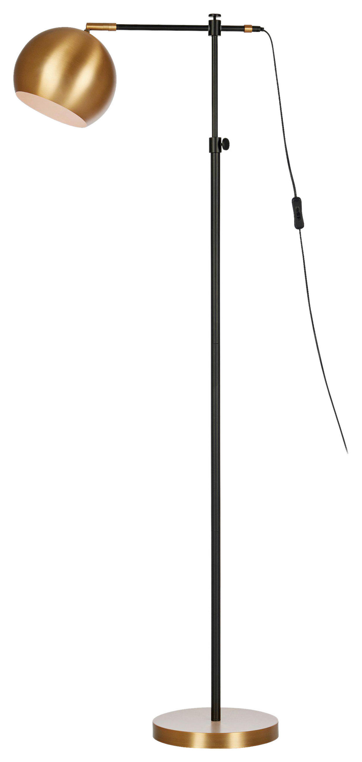STEHLEUCHTE 54/135 cm    - Messingfarben, Basics, Metall (54/135cm) - Markslöjd