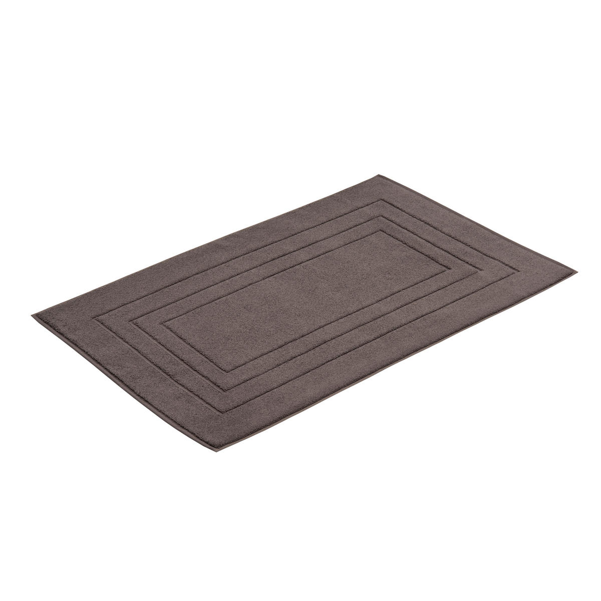 BADEMATTE Graubraun 60/100 cm  - Graubraun, Basics, Textil (60/100cm) - Vossen