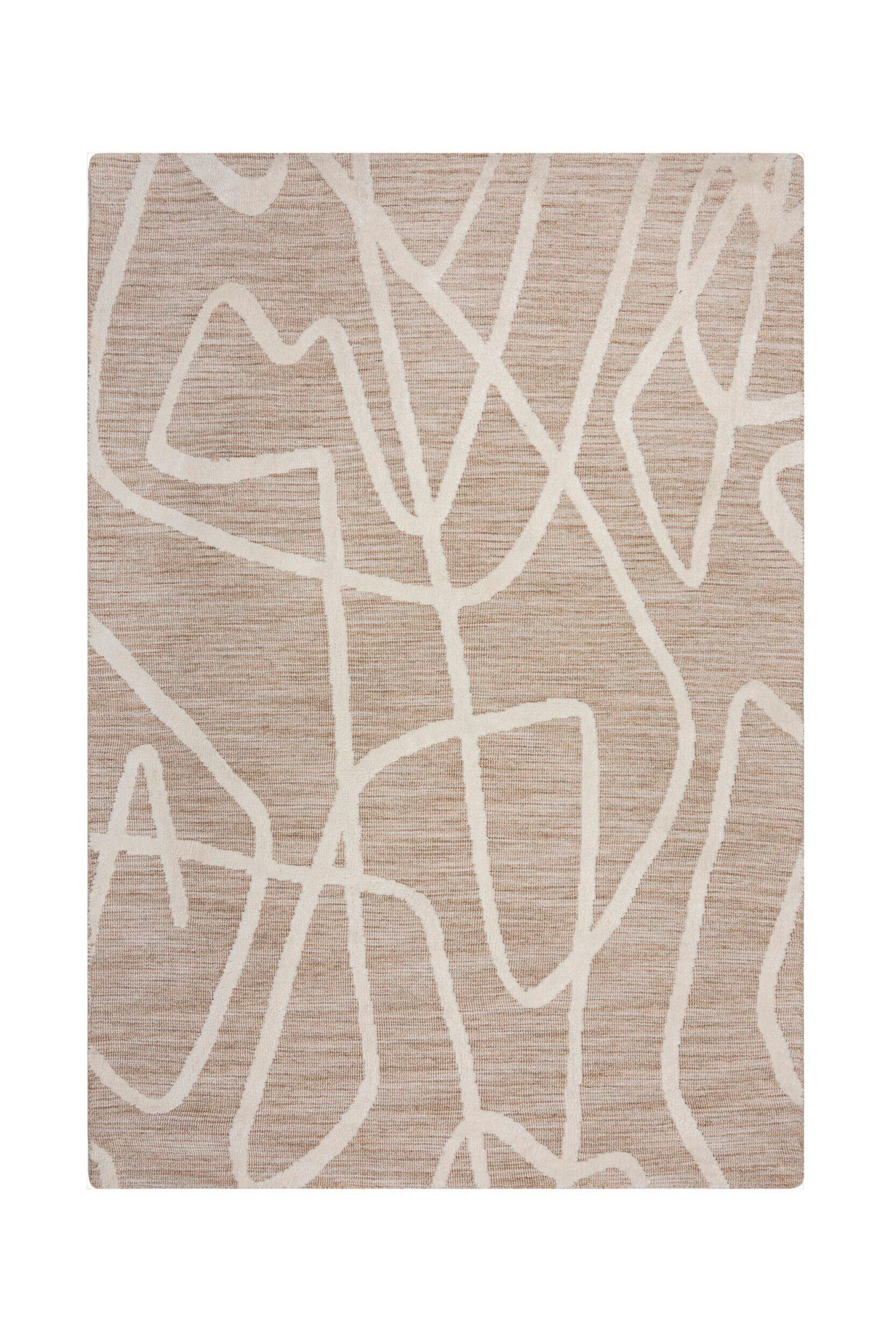 WEBTEPPICH 120/170 cm Beige  - Beige, MODERN, Textil (120/170cm) - Xora