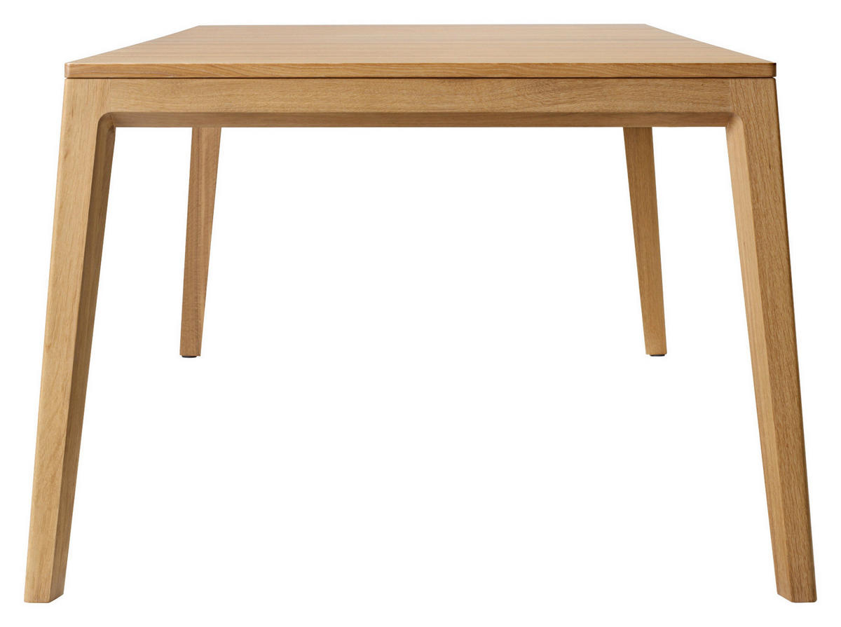 ESSTISCH in Holz 140/100/75 cm  - Eichefarben, Design, Holz (140/100/75cm) - Team 7