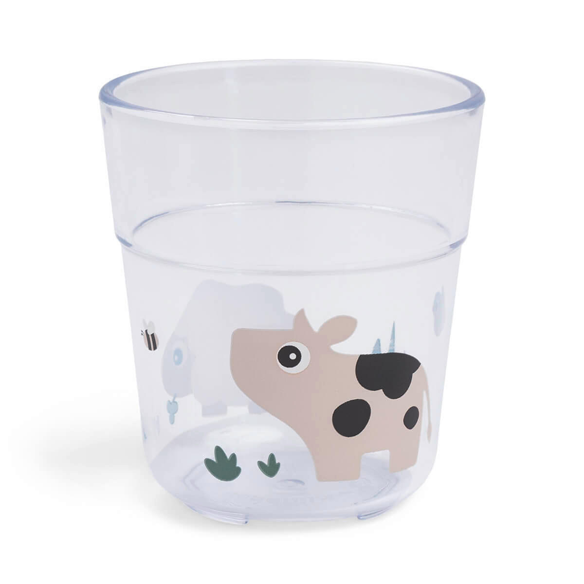 KINDERGLAS 180 ml  - Sandfarben/Transparent, Basics, Kunststoff (7,3/7,3/8cm)
