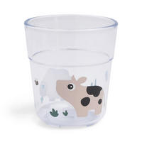 KINDERGLAS 180 ml  - Sandfarben/Transparent, Basics, Kunststoff (7,3/7,3/8cm)
