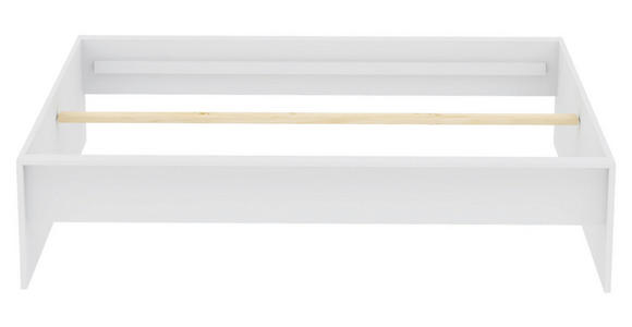BETTRAHMEN 160/200 cm  in Weiß  - Weiß, KONVENTIONELL, Holzwerkstoff (160/200cm) - Hom`in