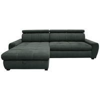 ECKSOFA in Webstoff Anthrazit  173/276 cm  - Anthrazit/Schwarz, LIFESTYLE, Kunststoff/Textil (173/276cm) - Stylife