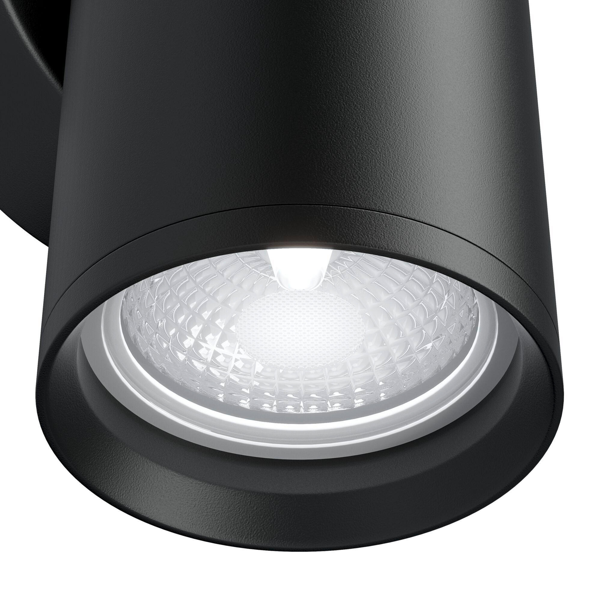 Thumbnail - Maytoni Wandleuchte Ceiling & Wall, Schwarz, Metall, rund,rund, 5.2x15 cm, CE, gleichmäßige Lichtverteilung, Lampen & Le...