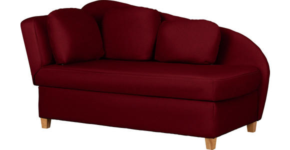 LIEGE SANDRA - Bordeaux, LIFESTYLE, Holz/Textil (85/97/180cm) - Novel