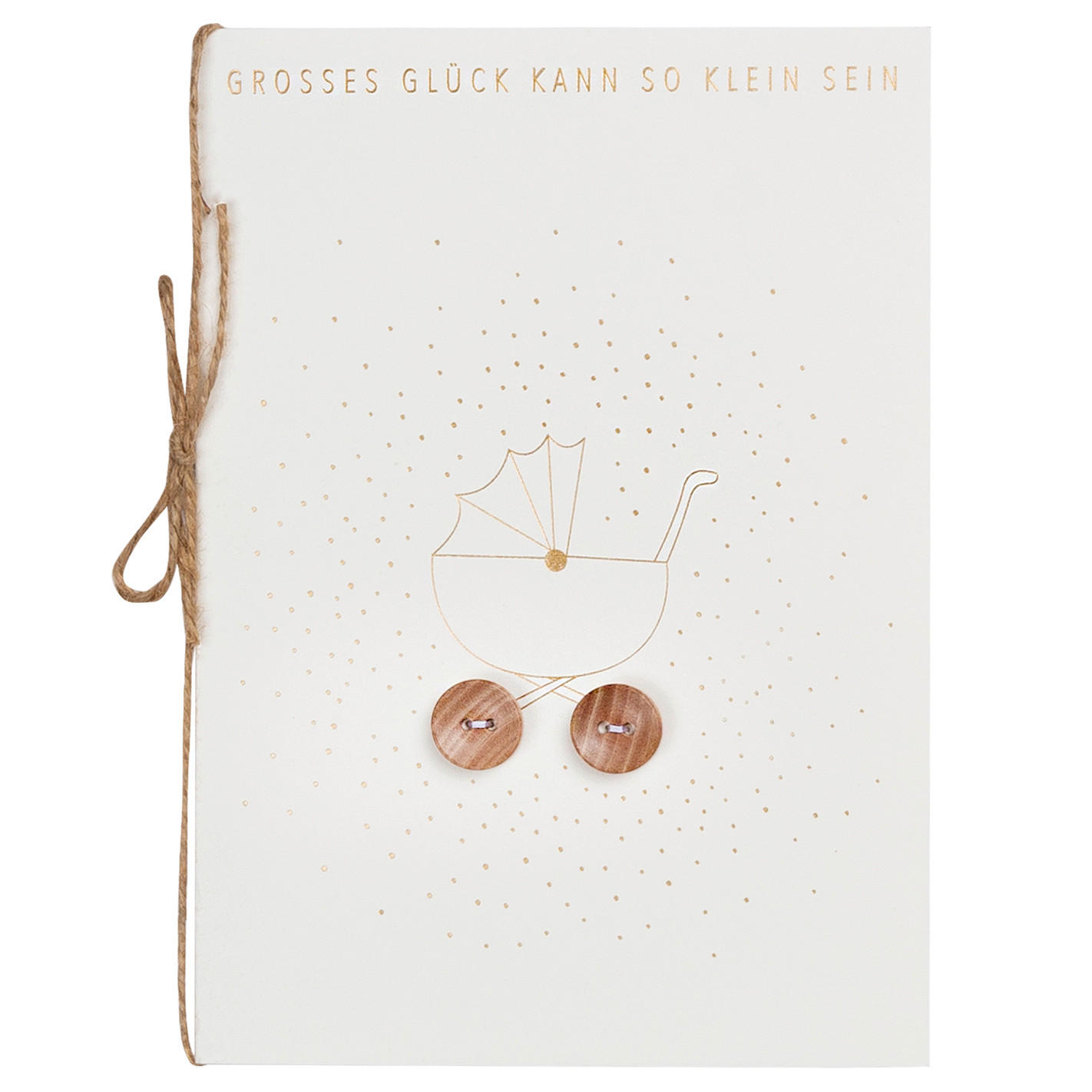 KARTE  - Weiss, Basics, Papier (17.9/12.3/0.1cm) - Räder