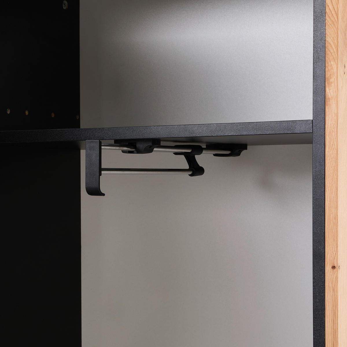 GARDEROBENSCHRANK  in 63/195/42 cm  - Eichefarben, Design, Holz/Holzwerkstoff (63/195/42cm) - Linea Natura
