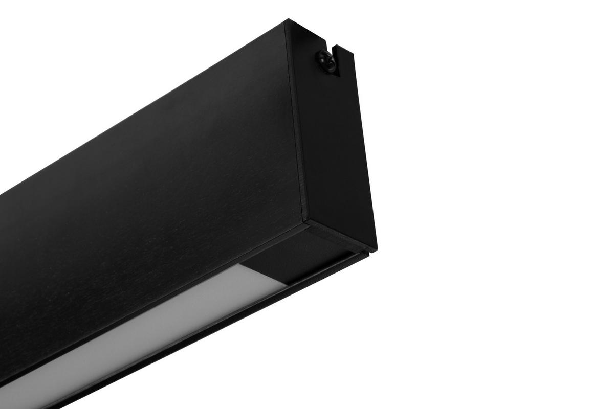 LED-STRAHLER Denebola 50/6/18 cm   - Schwarz, Design, Kunststoff/Metall (50/6/18cm) - Novel