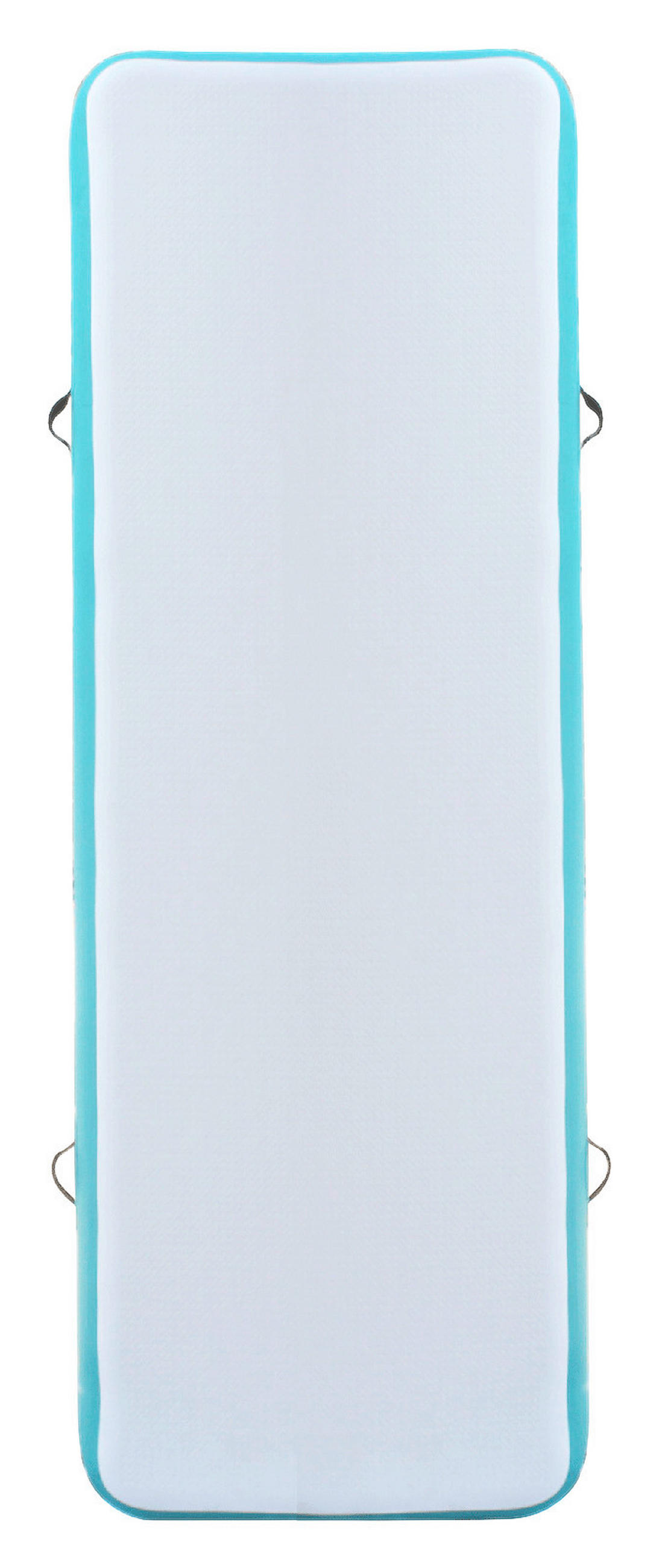 GYMNASTIKMATTE aufblasbar 300/100/20 cm  - Türkis/Weiß, KONVENTIONELL (300/100/20cm) - Atrigo