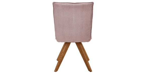 STUHL in Holz, Textil Altrosa - Wildeiche/Altrosa, Design, Holz/Textil (47/87/62cm) - Johann Jakob