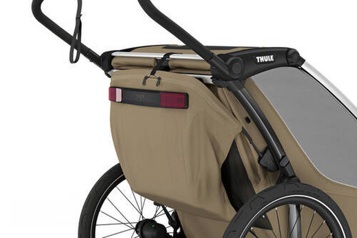 FAHRRADANHÄNGER   Chariot Cross2 dbl  - Hellbraun, Basics, Textil/Metall (88/34/73cm) - Thule
