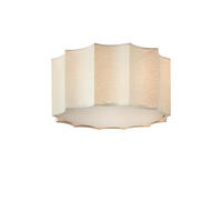 DECKENLEUCHTE Olea 35/18/35 cm  - Beige, Basics, Kunststoff/Textil (35/18/35cm) - Markslöjd