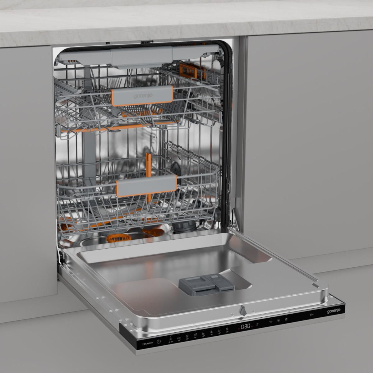 GESCHIRRSPÜLER  - Weiß, Basics (59,8/81,6/55,5cm) - Gorenje