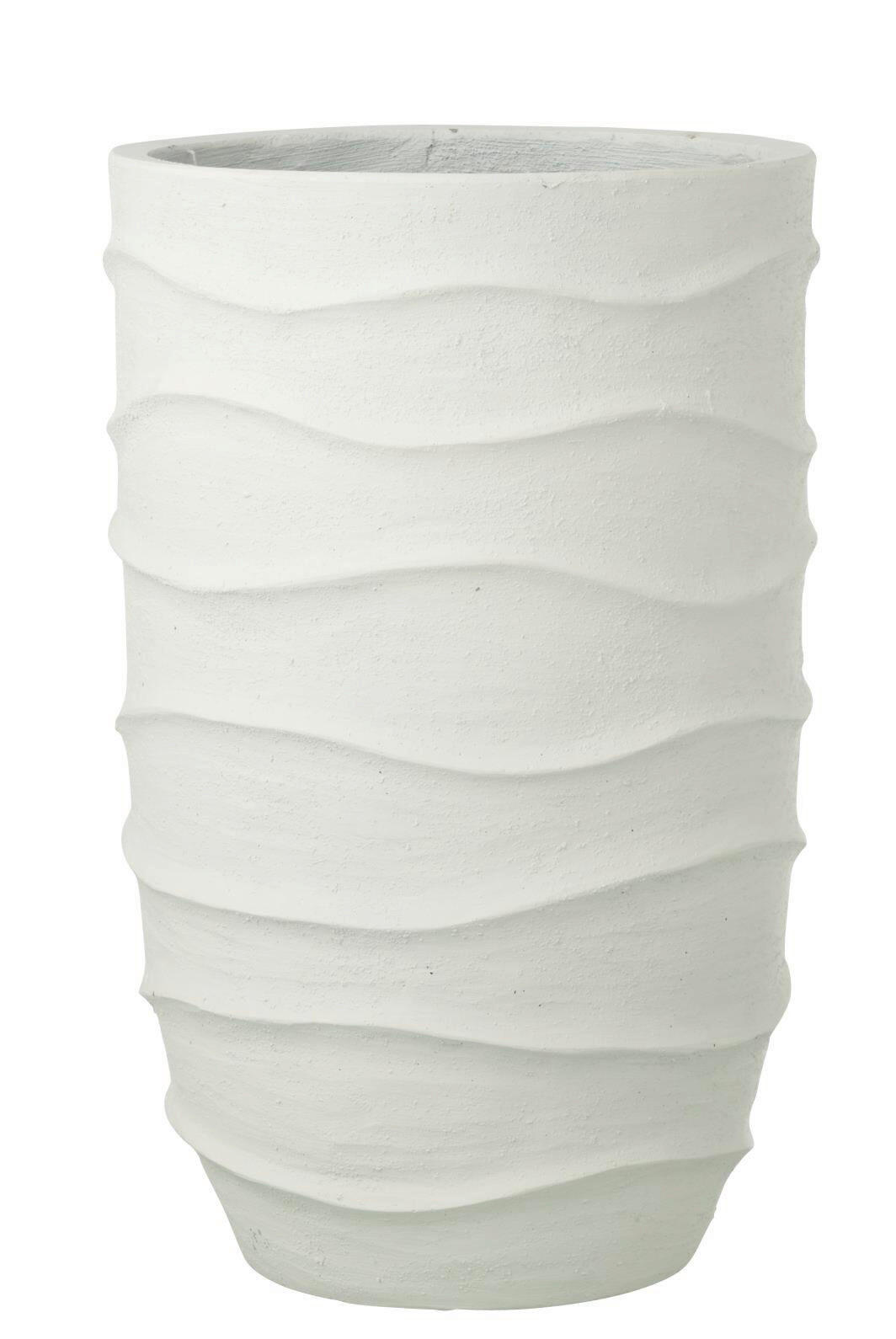 ÜBERTOPF - Weiss, Basics, Stein (33,5/33,5/53,5cm)