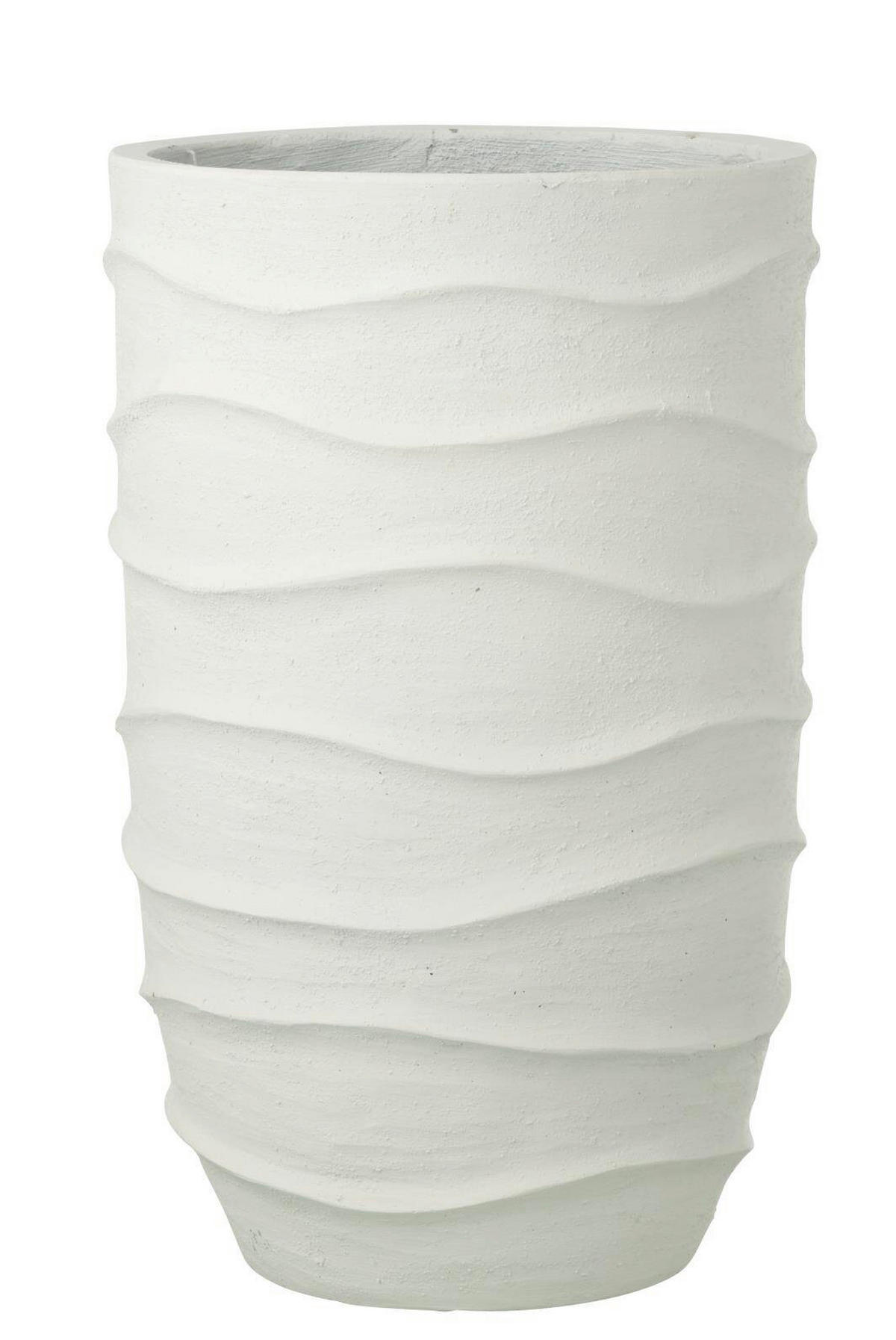 ÜBERTOPF - Weiss, Basics, Stein (33,5/33,5/53,5cm)