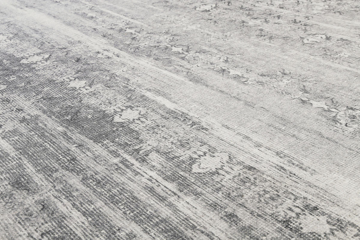 WEBTEPPICH 130/190 cm Alaska Grau, Weiß  - Weiß/Grau, LIFESTYLE, Textil (130/190cm) - WECON HOME