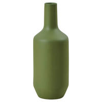 VÁZA  - zöld, Basics, kerámia (15/40/15cm) - Leonardo