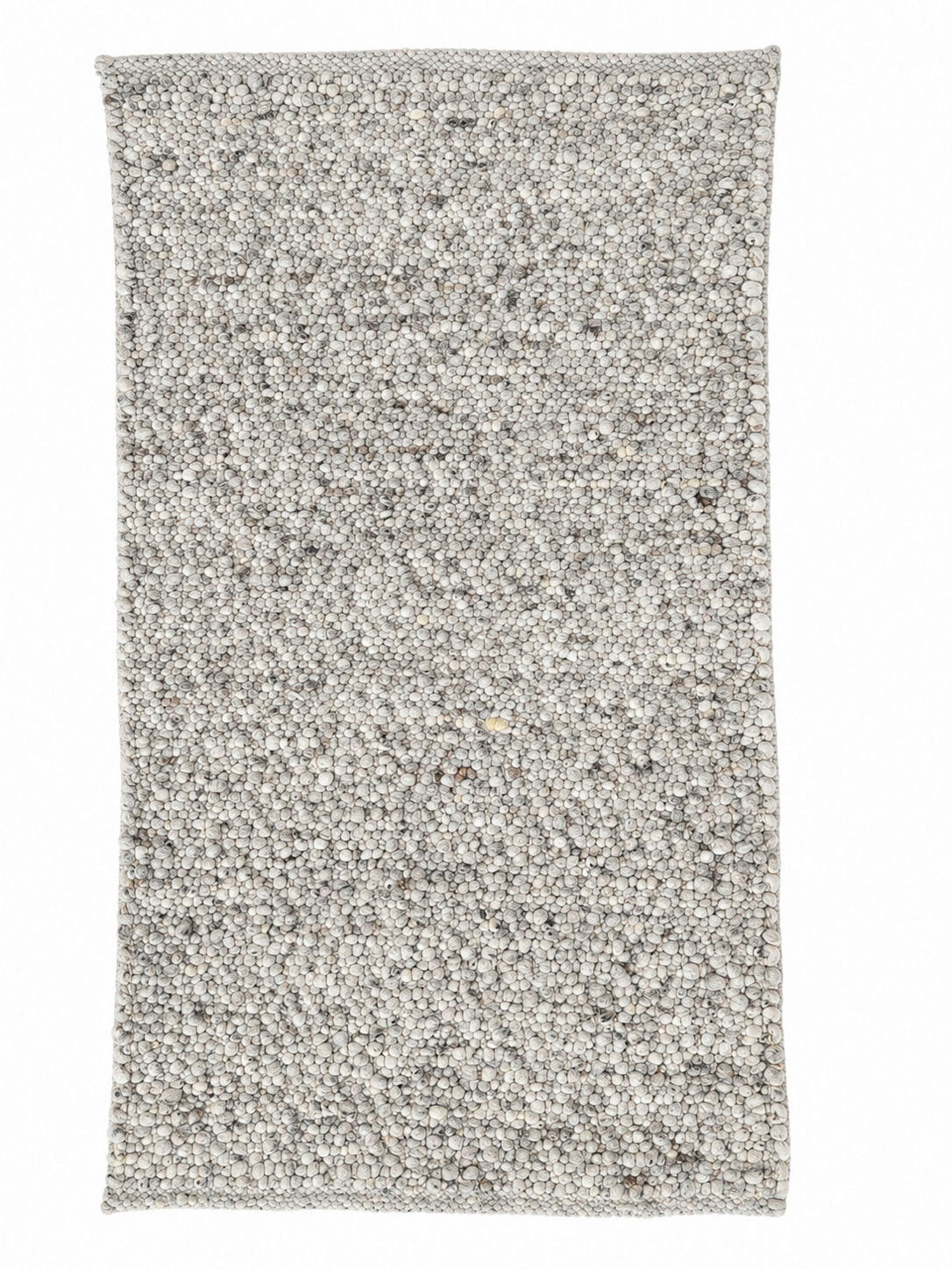 KÉZZEL SZŐTT SZŐNYEG   - kékesszürke, Basics, textil (70/130cm)