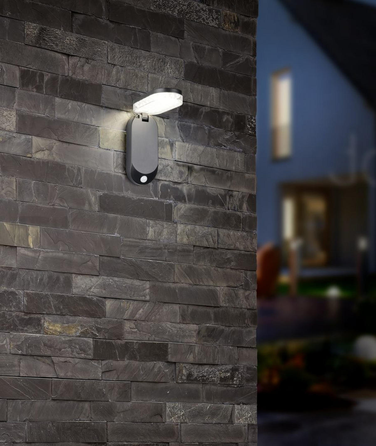 Aplică De Exterior 20/9,8/25,9 cm    - alb/negru, Design, plastic (20/9,8/25,9cm)