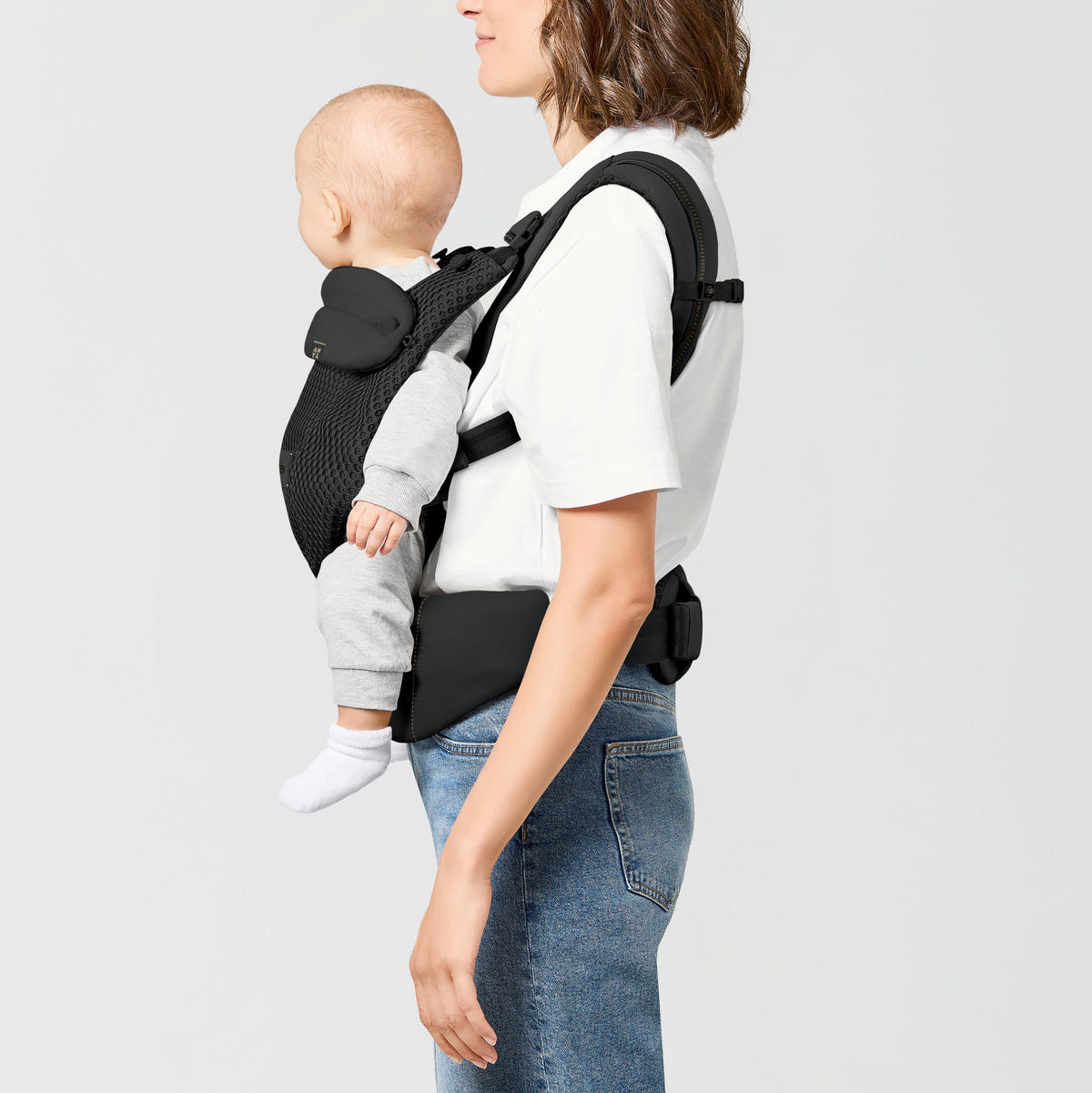 BABYTRAGE Amya  - Schwarz, Basics, Textil (50/60cm) - Cybex